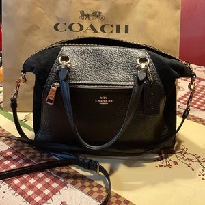 Coach handbag - leather and suede “Prairie” style